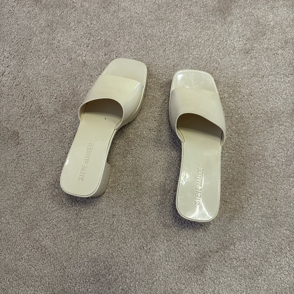 Steve Madden Harmon jelly block heel sandals